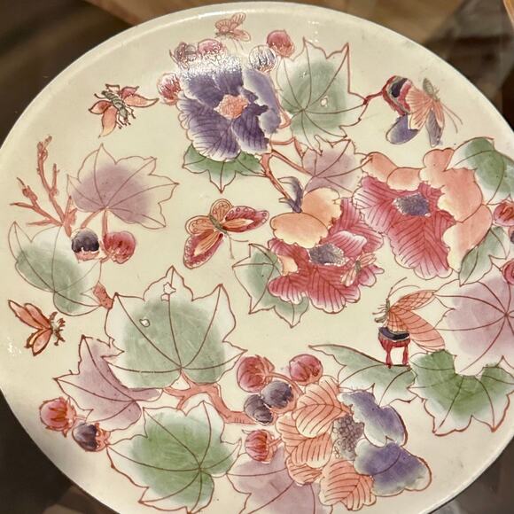 Vintage Chinoiserie Plate By Andrea by Sadek 10" - Picture 1 of 5